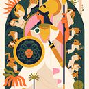 The Parthenon Frieze. Un proyecto de Ilustración digital, Ilustración editorial, Ilustración tradicional e Ilustración vectorial de Owen Davey - 09.09.2020