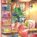 Happy Place. Un proyecto de Ilustración tradicional y Pintura a la acuarela de Daniela López Marín - 15.10.2019