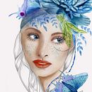 My project in Illustrated Portrait in Watercolor course. Een project van  Digitaal schilderij y Aquarelschilderen van jeanett_flynn - 06.11.2020