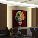 Reception area . 3D project by Dina - 11.08.2020
