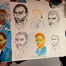 Building a sketchbook by Georgie Brook. Projekt z dziedziny Trad, c i jna ilustracja użytkownika Georgie Brook - 08.11.2020