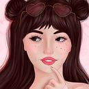 female character portraits. Digital Drawing, and Digital Illustration project by Erica Husseman - 11.08.2020