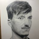 Mi Proyecto del curso: Retrato realista con lápiz de grafito. Un proyecto de Dibujo a lápiz de Angel Carrasco - 10.11.2020