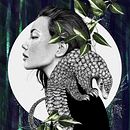 Plight of the Pangolin Illustration. Digital Drawing, Digital Illustration, Traditional illustration, and Portrait Drawing project by Amy Pearson - 11.10.2020
