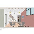 Casa 21. Een project van  Architecturale illustratie, Architectuur e Interieurontwerp van Carla Domínguez Martínez - 05.02.2020