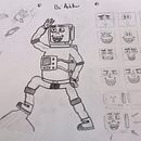 Mi Proyecto del curso: Introducción a la creación de personajes estilo cartoon . Design de caractere și Desen în creion de Uziel Pérez - 11.11.2020