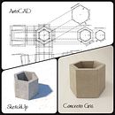 Mi Proyecto del curso: Creación de macetas en concreto para cactus y suculentas. Un proyecto de Artesanía, Interiorismo, DIY, Decoración de interiores y Diseño industrial de Oscar Iván Ordóñez Jiménez - 30.05.2021