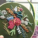 Mi Proyecto del curso: Técnicas avanzadas de bordado: puntadas y composiciones con volumen. Un progetto di Ricamo di eveillustra - 12.11.2020