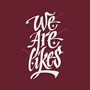 WE ARE LIKES. Calligraph project by Mari Almendros Cuadrado - 11.12.2020