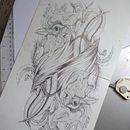 HONOR Y MEMORIA. Tattoo Design project by betsua mendoza montes - 11.12.2020