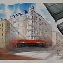 My project in Architectural Sketching with Watercolor and Ink course. Een project van Aquarelschilderen,  Schetsen,  Tekening,  Architecturale illustratie, Sketchbook y  Illustratie met inkt van Paolo Caruso - 20.11.2020