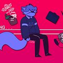 Some things take their time to load . % frankie_drawz tarafından hazırlanan Dijital Çizim, Geleneksel illüstras, on, Dijital İllüstras, on, Ve Çizim projesi - 09.30.2020