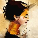 Birds. Digital Drawing project by Rositsa Ruseva - 11.15.2020