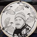 My project in Creation of Embroidered Portraits course. Un proyecto de Bordado de Ke Sigerson - 16.11.2020