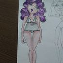 Meu projeto do curso: Ilustração de uma pin-up com técnicas tradicionais Ein Projekt aus dem Bereich Zeichnung von Paula Silva Santos Knop - 29.12.2020