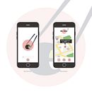 Diseño de interfaz de usuario (UI) de una App de busqueda de restaurantes japoneses.. Composição fotográfica, Criatividade, Desenvolvimento de apps, Design, Design de apps, Design de cartaz, Design de logotipo, Design digital, Design gráfico, Mobile Design, Gestão de design, Ilustração vetorial, e UX / UI projeto de Israel Delgado Blanco - 17.11.2020