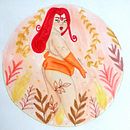 Meu projeto do curso: Ilustração de uma pin-up com técnicas tradicionais. Drawing, Artistic Drawing, Portrait Drawing, Traditional illustration & Ink Illustration project by Juliane Albuquerque - 11.17.2020
