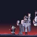 Queue for the gates of hell in times of social distances. Pencil Drawing, Artistic Drawing, Character Design, Editorial Illustration, and Digital Illustration project by simone prezzolini - 11.18.2020