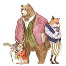 El libro del oso (fragmento). Projekt z dziedziny Ilustracja w, dawnicza, Trad, c, jna ilustracja, Ilustracje dla dzieci, Malowanie akwarelą,  Sztuki piękne, Sketching, Kreat, wne zabaw, z dziećmi,  R, sunek,  R, sunek art, st, czn, Projektowanie postaci, Narracja i  Malarstwo użytkownika Jokczan Ruiz - 18.11.2020
