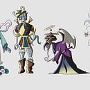 My project in Illustrated Characters Factory course. Animação 2D projeto de SUNNY ART - 19.11.2020