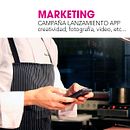 Marketing, Diseño y Comunicación: campaña lanzamiento de APP para Compras Online para hostelería. Graphic Design, Social Media Design, Photograph, Marketing & Instagram Marketing project by Estrella Martinez Ledesma - 06.01.2019