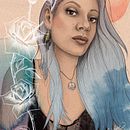 Mi Proyecto del curso: Retrato ilustrado con Procreate. Un proyecto de Dibujo digital, Ilustración tradicional e Ilustración digital de Nathalie Arana - 20.11.2020