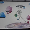 The wanderer Ein Projekt aus dem Bereich Aquarellmalerei von Sophie Jessome - 14.04.2018