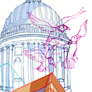 London: Architectural Illustration. Ilustração arquitetônica e Ilustração tradicional projeto de Tess - 21.11.2020