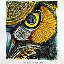 The owls are not what they seem  . % Giulia Alessio tarafından hazırlanan Geleneksel illüstras, Ve on projesi - 11.22.2020