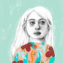 Mi Proyecto del curso: Retrato con lápiz, técnicas de color y Photoshop . % Gabriela Medellin tarafından hazırlanan Geleneksel illüstras, Ve on projesi - 11.23.2020