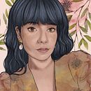 Mi Proyecto del curso: Retrato ilustrado con Procreate. Projekt z dziedziny Trad, c, jna ilustracja, Grafika wektorowa, Ilustracja c, frowa i Portret użytkownika Ana M García Linares - 23.11.2020
