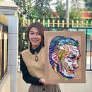 Inspired by Van Gogh's self portrait thread artwork. Un progetto di Disegno artistico di Thiri Winn Maung - 24.11.2020