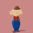 Little old 'pa. Een project van Ontwerp van personages y Traditionele illustratie van josiestrummer35 - 24.11.2020