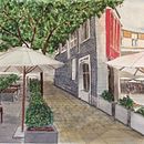 Casa Lastarria, por Constanza González.. Een project van  Artistieke tekening y  Architecturale illustratie van Constanza Gonzalez - 08.01.2021