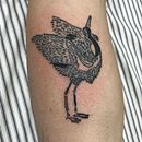 Crane. Un projet de Conception de tatouage de Andy Dicker - 25.11.2020