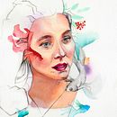 Mi Proyecto del curso: Retrato ilustrado en acuarela. Un proyecto de Ilustración tradicional y Pintura a la acuarela de Araceli Sánchez - 25.11.2020