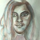 Mi Proyecto del curso: Retrato artístico en acuarela . % Ana Chávez tarafından hazırlanan Sulubo, Ve a Resim projesi - 11.25.2020
