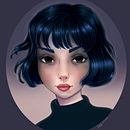 My project in Female Character Portraits in Procreate course. Desenho artístico projeto de Sophie Soof - 25.11.2020