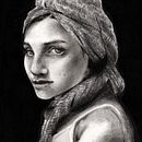 Mi Proyecto del curso: Retrato realista con lápiz de grafito. Een project van Tekening met potlood y  Portrettekening van Elizabeth Mavares - 26.11.2020