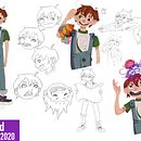 Mi Proyecto del curso: Ilustración y diseño de personajes para cuentos infantiles. Un progetto di Illustrazione infantile di Mar Lou - 26.11.2020