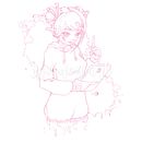 Pastel monocromático. Un progetto di Illustrazione tradizionale, Design, Character design, Fumetto, Social media, Disegno, Disegno artistico e Disegno digitale di Ivywen Art - 27.11.2020