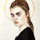 Mi Proyecto del curso: Retrato en acuarela a partir de una fotografía. Un proyecto de Ilustración tradicional y Pintura a la acuarela de Josefina Zorrilla - 28.11.2020