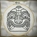 Mi Proyecto del curso: Introducción al bordado en blackwork. Un projet de Broderie de Anedd Montezuma - 09.08.2021