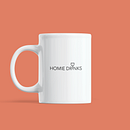 Branding Mug Homie Drinks. Projekt z dziedziny Br, ing i ident, fikacja wizualna, Projektowanie logot i pów użytkownika Valeria Ferro - 28.11.2020