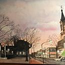 Atardecer en mi ciudad . Un projet de Dessin artistique de Maria de las Mercedes Villagra - 28.11.2020