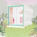 My project in Architectural Visualization Using Digital Collage course. Architectural Illustration, and Film project by Diana Kubalik - 11.30.2020