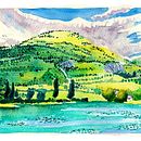 Watercolor Landscapes Sketchbook Ein Projekt aus dem Bereich Aquarellmalerei von FREDERIC LERIA - 30.11.2017