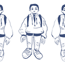 Character Turn. Animação 2D, Animação, Animação de personagens, Design de personagens, Concept Art e Ilustração tradicional projeto de taro - 01.12.2020