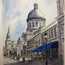 Marche Bonsecours, Montreal. Un progetto di Illustrazione architettonica di Masooma Naqvi - 01.12.2020