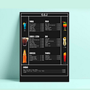 Carta de cocteles de G&J Ein Projekt aus dem Bereich Br, ing und Identität, Logodesign und Werbung von jorman felipa mendoza - 01.12.2020